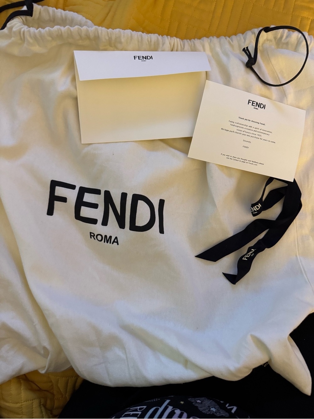 Fendi Cognac Leather Logo Sunshine Tote with Tortoiseshell Handles - Picture 5 of 6